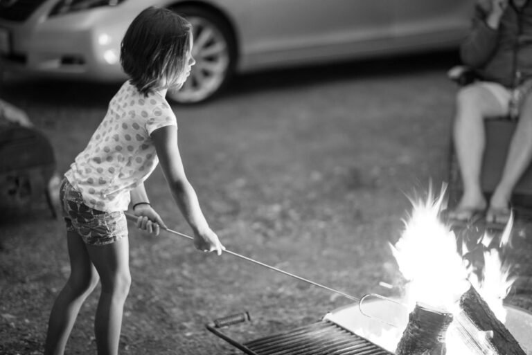 Is camping an appropriate way to spend a summer holiday inexpensively with young children?